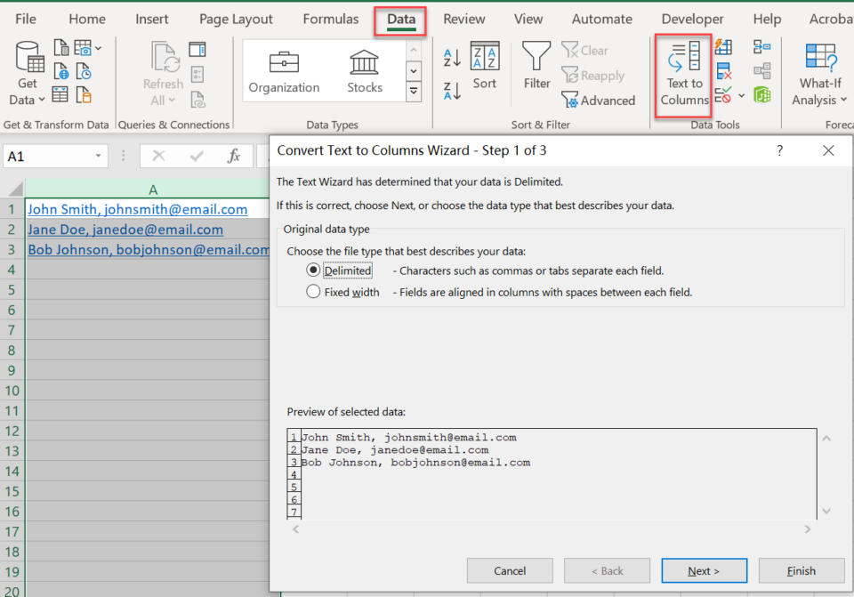 How to Separate Data from a Single Column into Multiple Columns in ...